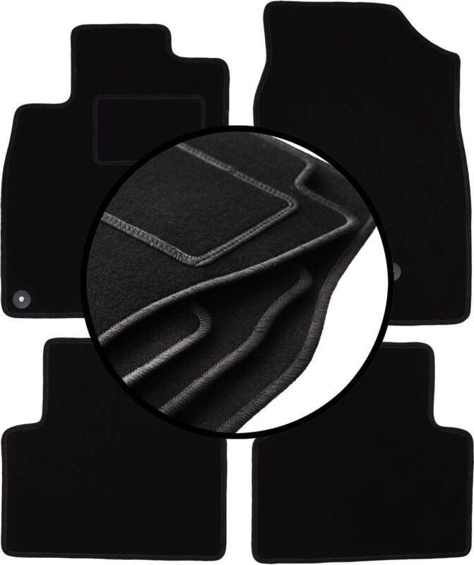 Komplettset Veloursmatten für: Honda Civic X Fließheck (2017-)