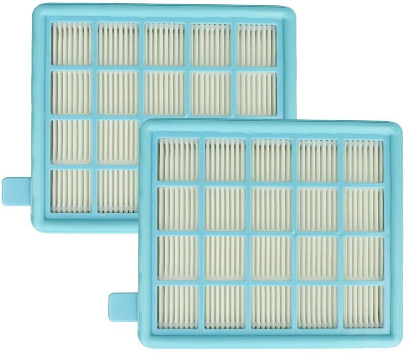 Filterset 2x Staubsaugerfilter kompatibel mit Philips FC8645, FC8646, FC8647, FC8670, FC8671, FC8672 Staubsauger - hepa ...