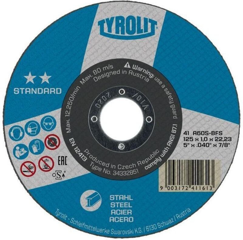 Tyrolit - Trennscheibe premium extra schmal, Scheiben-Ø: 178 mm