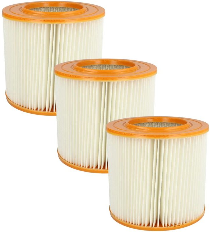 Thumbnail - 3x Faltenfilter kompatibel mit Allaway X30, Z45i, X40, Z35i Staubsauger - Filter, Patronenfilter, Polyester, orange weiß...