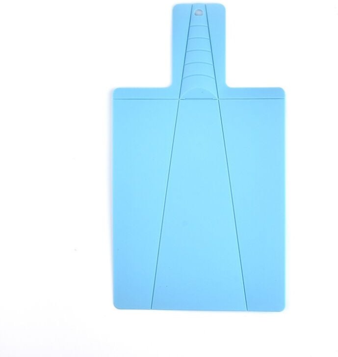 Faltbares Schneidebrett - Blau, 38 x 21,5 cm, für Küche, Picknick, Schneiden von Obst, Gemüse, Fleisch - Lntyq