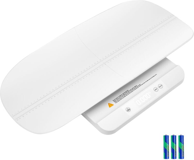 Mophorn Babywaage, Smart Bluetooth 2-in-1 Digital 66LBS, Abnehmbare Ablage zum Wiegen, Hold- und Tara-Funktion, 5 Einhei...