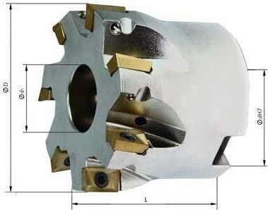 Aufsteck-Eckmesserkopf D50mm Z7 für apkt/apmt 1003. Format