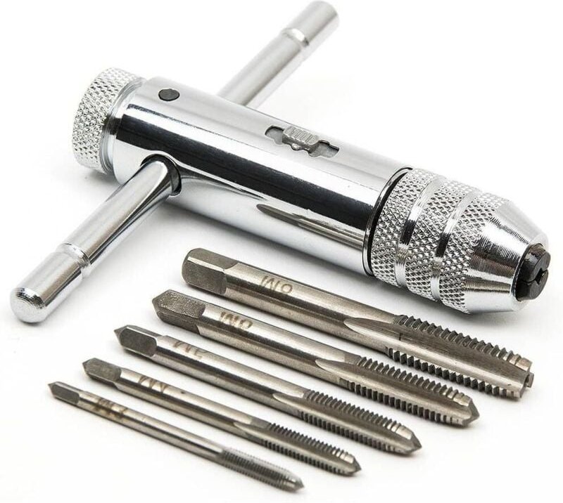 Handgewindebohrer Metrische Gewindebohrer Gewindebohrer und Schneideisen M3 M4 M5 M6 M8 Gewindebohrer Gewindebohrer mit ...