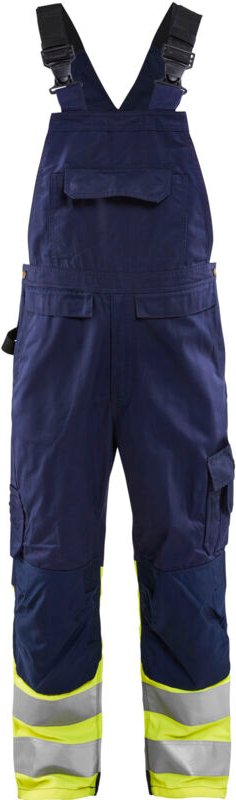 Hochsichtbare Arbeitshose 2662 - Marine/Gelbfloß 56C