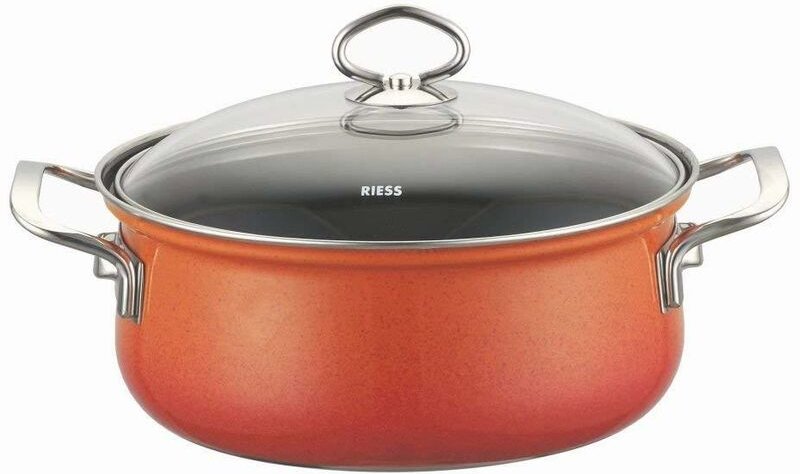 Riess Kasserolle mit Glasdeckel Corall 20cm ,2 Liter