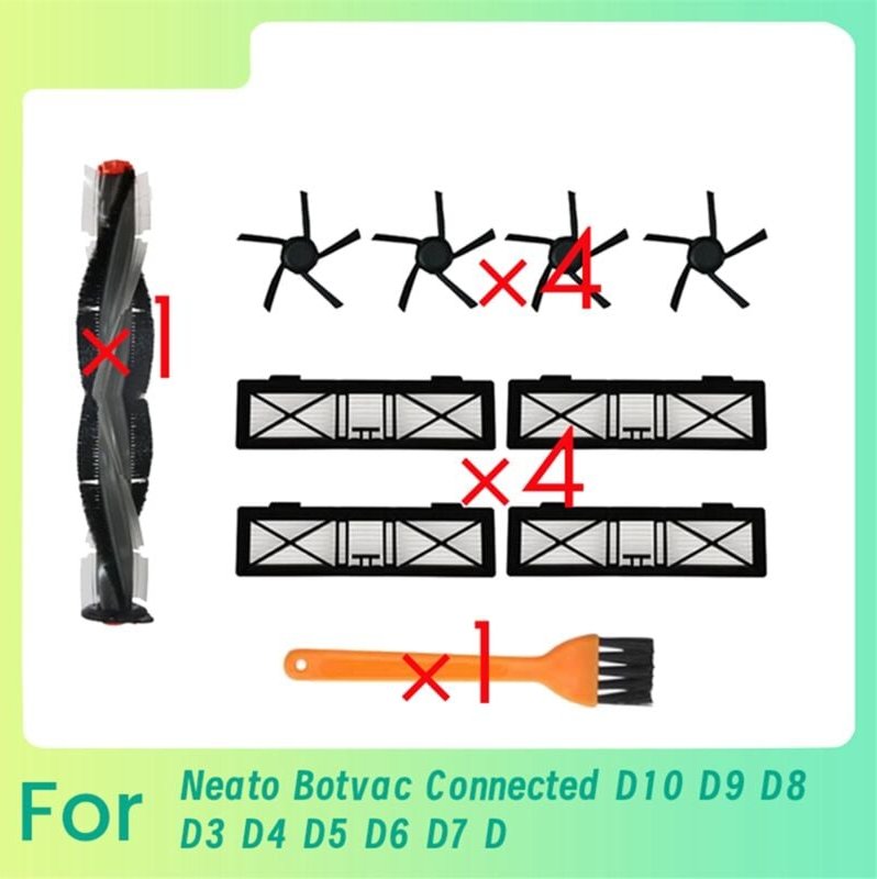 Thumbnail - 10 Stück für Connected D10 Hauptseitenbürste Ultra Filter