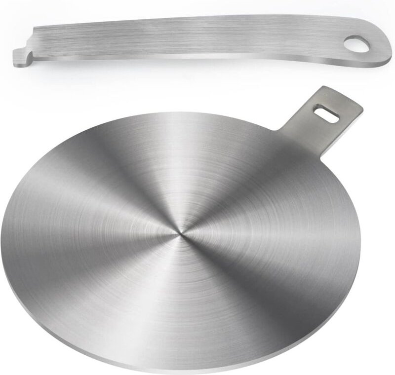 Induktionskochfeld-Adapter 13 cm, für Moka-Kaffeemaschinen und Küchenutensilien, abnehmbarer Griff - Lntyq