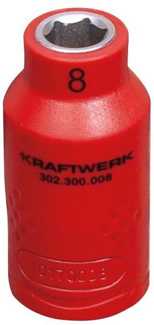 Kraftwerk - 3/8' Elektriker Stecknuss 8 mm vde