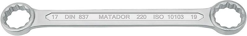 Doppelringschlüssel, din 837, 20x22 m