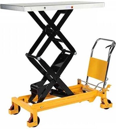 Thumbnail - Hydraulischer Scherenhubtisch - Hub 1300 mm - Tragfähigkeit 350kg - Effiziente Handhabung - Werkstatt-Hubtisch - 1860051...