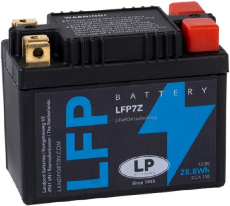 Batterie LiFePO4 12,8V 28,8Wh für Motorrad Startbatterie ml LFP7Z