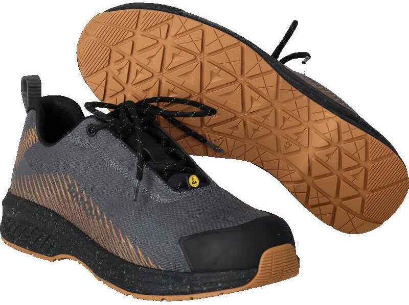 Sicherheitshalbschuh footwear customized F1600-909 S1PS Gr. 43 stone grey/nut brown - Mascot