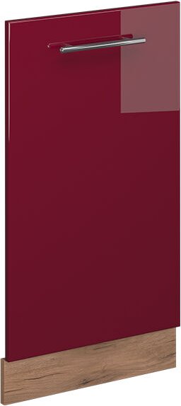 Geschirrspülblende Fame-Line, Bordeaux Hochglanz, 45 cm ohne Arbeitsplatte Vicco