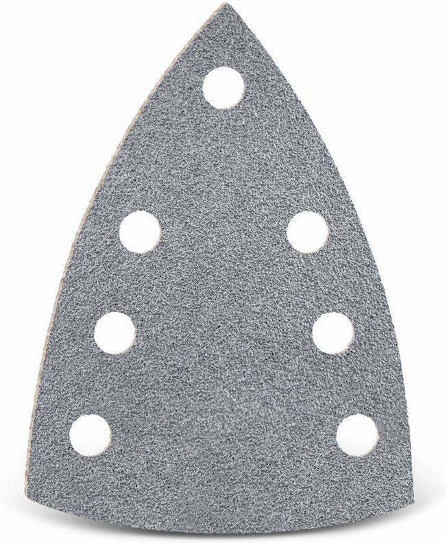 Platinum Klett-Schleifblätter, 150 x 100 mm, 7-Loch, f. Deltaschleifer, Halbedelkorund (50 Stk.) K150 - Menzer