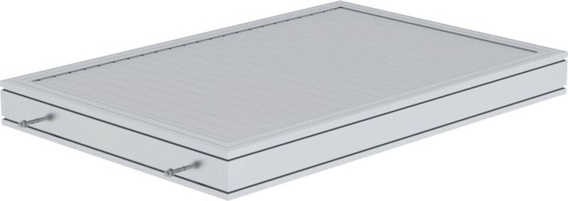 Plattform Aluminium geriffelt Plattformlänge 1,26 m - 632101 - Günzburger Steigtechnik