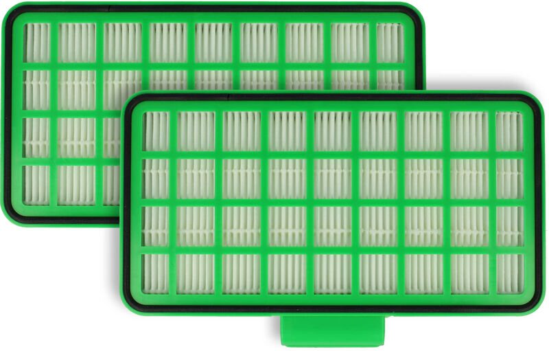 vhbw Filterset 2x Staubsaugerfilter Ersatz für Rowenta ZR-901501, ZR901501 für Staubsauger - HEPA Filter Allergiefilter