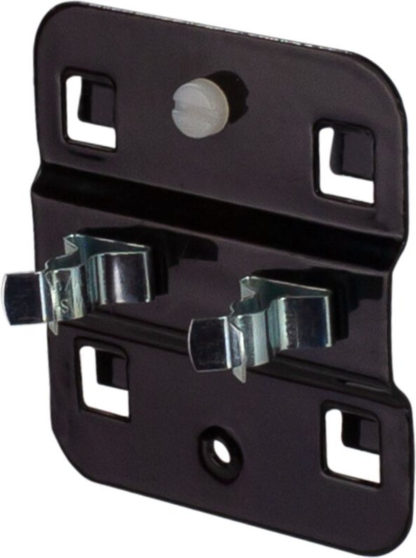 ADB - Lochwand Werkzeughalter Lochwandhaken mit doppelter Federklammer 6-19mm