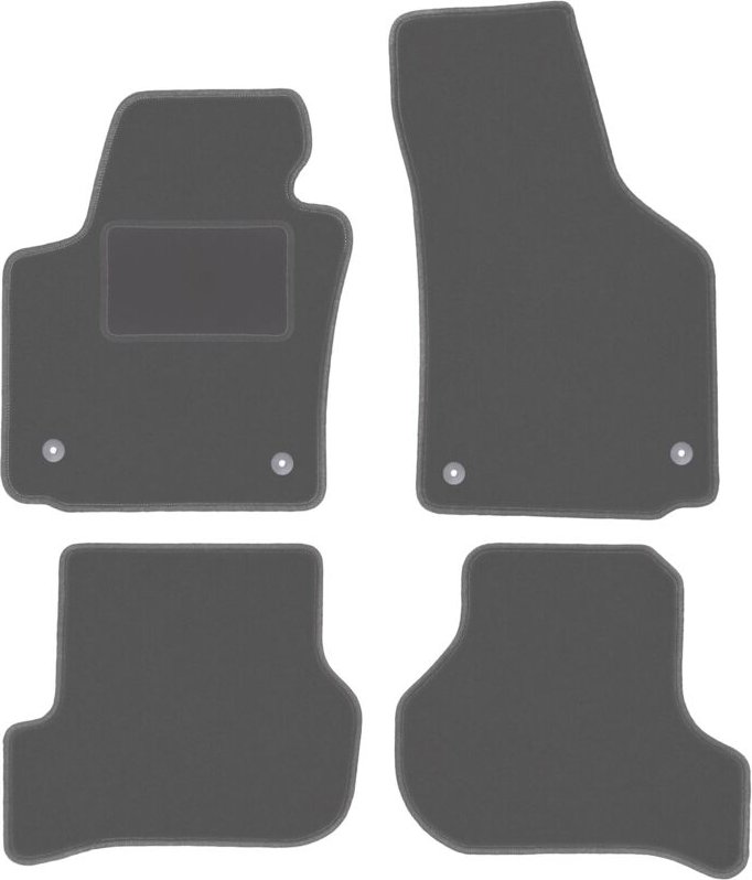 Graphit-Fußmatten für: Seat Leon II Schrägheck (2005-2012)
