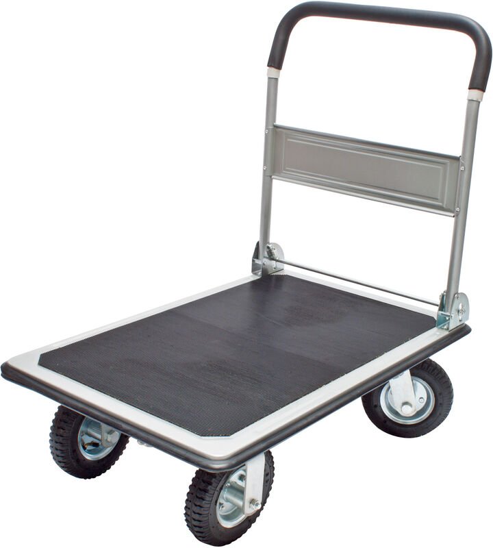 Dema - Plattformwagen Transportwagen Handwagen Lastenwagen mit Luftbereifung bis 300kg