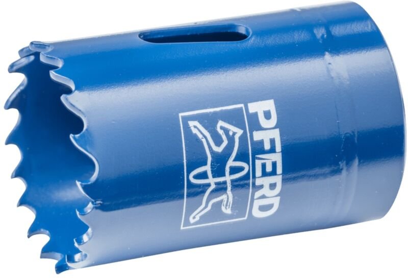 Bi-Metall Lochsäge Co8/M42 ø 33 mm Schnitttiefe 36 mm für Stahl, Edelstahl, Blech, Holz - Pferd