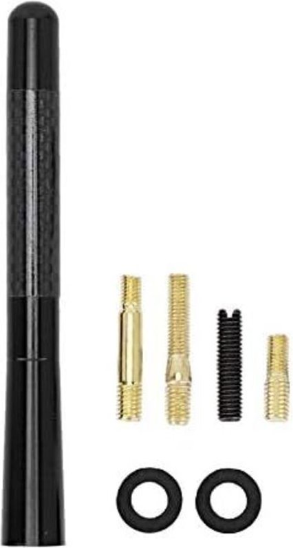 für Mini R55-Antenne für Mini R56-Antenne 4,7-Zoll-Antenne, ABS Universal-Autodachradioantennendekoration mit Schrauben ...