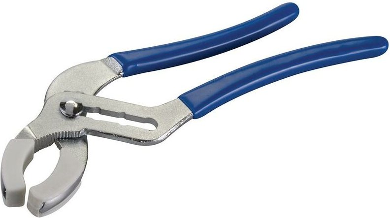 Klempnerzange mit breiter Backenöffnung Länge: 250 mm Backen: 85 mm