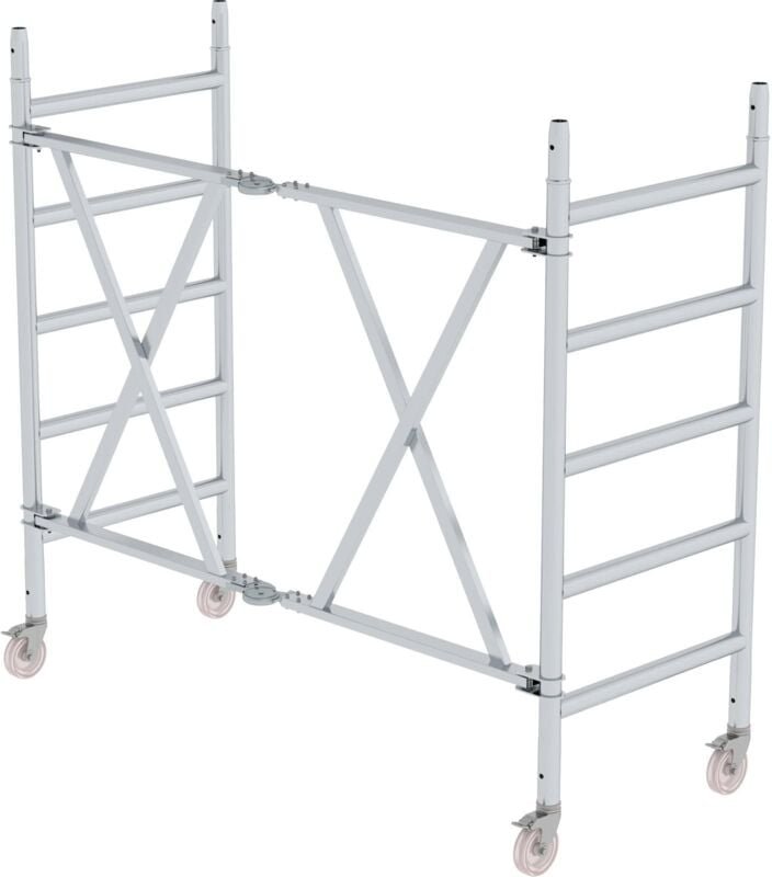 Klapprahmeneinheit mit 4 Lenkrollen und Feststellbremse für Klappgerüst 0,75 m - 027945 - Günzburger Steigtechnik