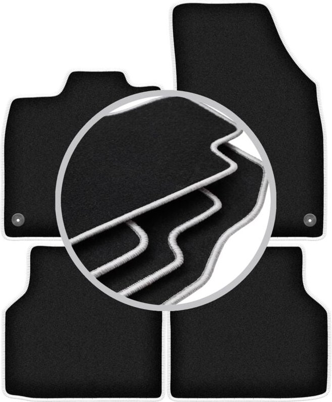 CARLUX-SILVER Autofußmatten für: Volkswagen ID.4 Crossover (2020-)