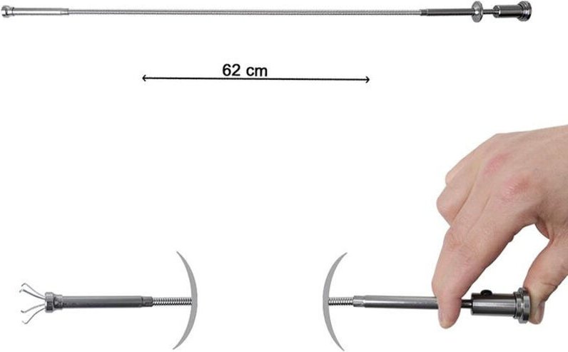 580058 Krallengreifer (l x b x h) 25 x 25 x 620 mm - IWH