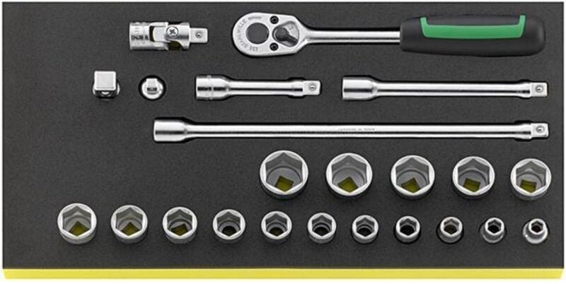 Thumbnail - Stahlwille TCS 456/16/7 3/8" Werkzeugsortiment CONTROL EINLAGEN-SYSTEM