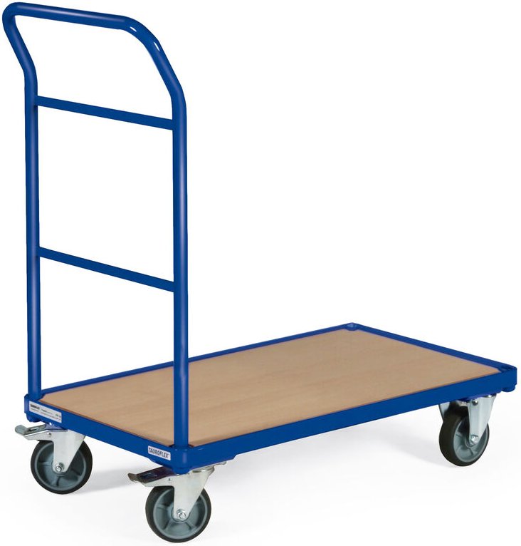 Protaurus Plattformwagen mit 1 Schiebebügel und Bordkante 850x500mm