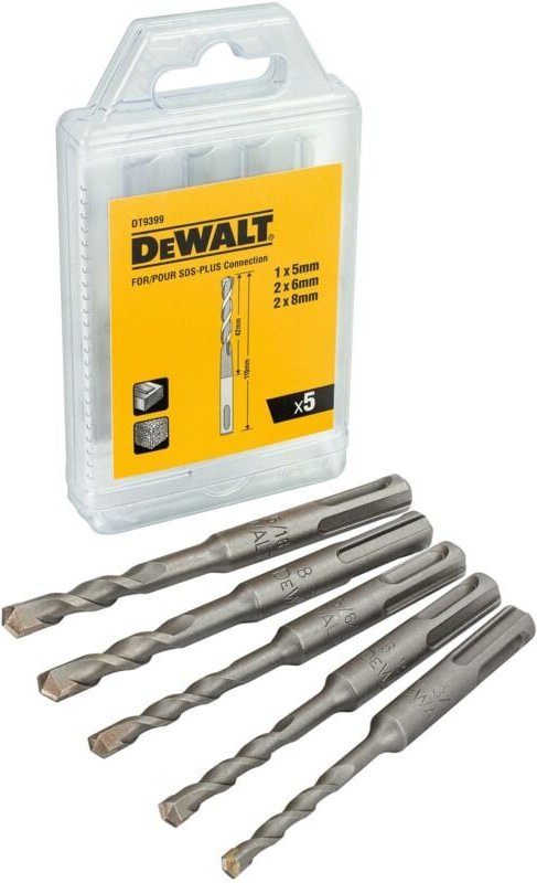 Hammerbohrer-Set 5-tlg. SDS-plus DT9399-QZ - Dewalt
