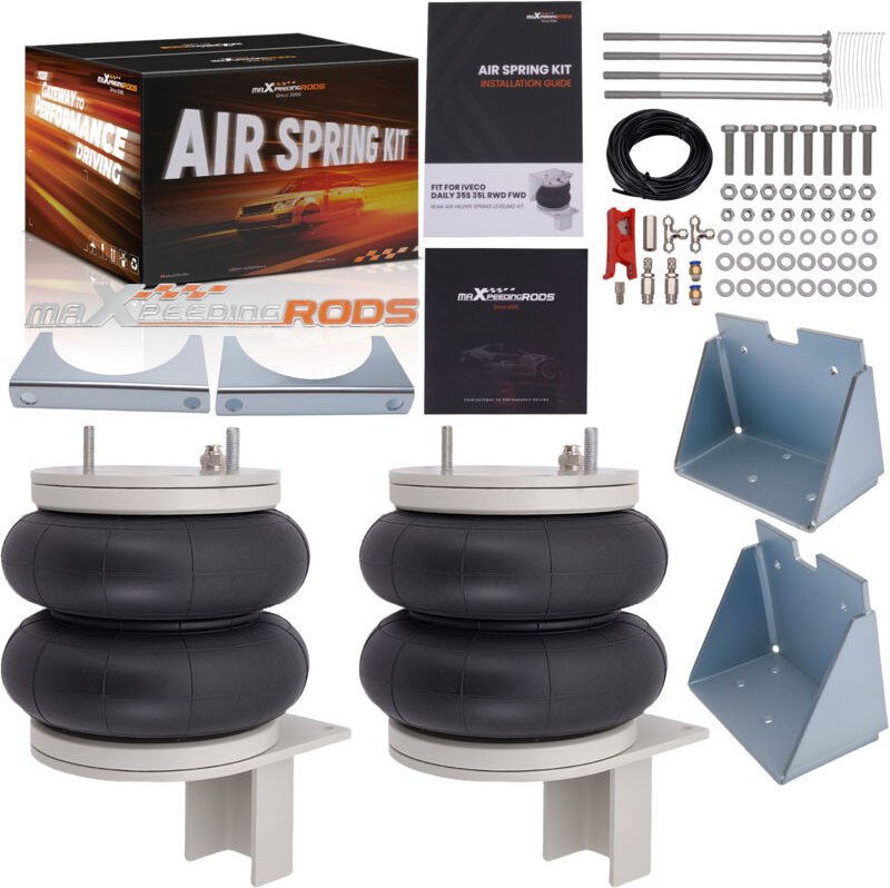 Luftfeder Hinten mit Halterungen Kit for Iveco Daily 35S 35L 2006-2014 4000KG