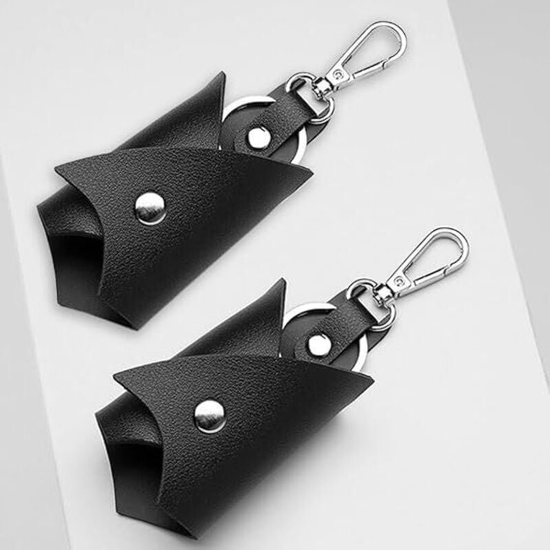 2er Set Kreative Autoschlüsselhüllen, Schlüsseletui in Fledermausform, Schlüsseletui aus PU-Leder, personalisiertes Schl...