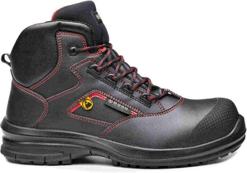 Sicherheitsschuhe Base Matar Top B0958 S3 esd src Vegan - - Schwarze