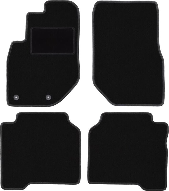 Schwarze Veloursmatten für: Hyundai Terracan SUV (2001-2006)