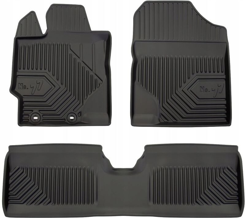 Gummimatten Toyota Yaris 3 2011-2020 Kofferraum 77