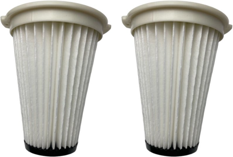 Trade-shop - 2x Staubsauger-Filter / Faltenfilter / Lamellenfiler kompatibel mit Einhell te-sv 18 Li Akku-Stielstaubsaug...