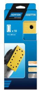 Norton - Schleifpapier - Parallellochung 10 Löcher, 115x230 mm, Korn 80 77696089218