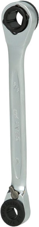 GEARplus Mini-Bit-Umschalt-Ratschenringschlüssel, 1/4'x5/16'