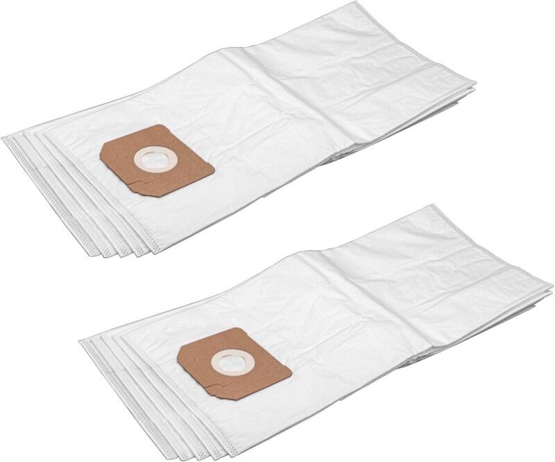 10x Staubsaugerbeutel kompatibel mit Pansam A063030 Staubsauger - Mikrovlies, Weiß - Vhbw