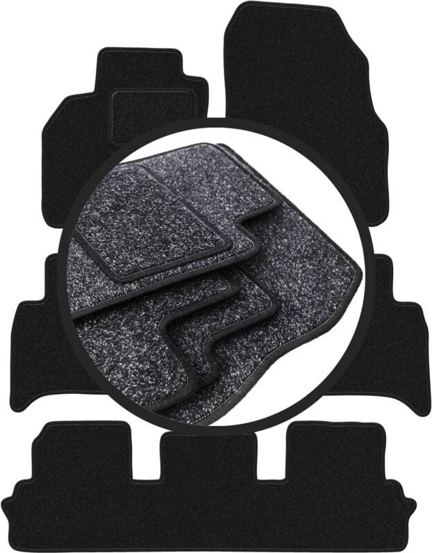 ANTHRA Autofußmatten für: Renault Grand Scenic III 7-Sitzer (2009-2015)