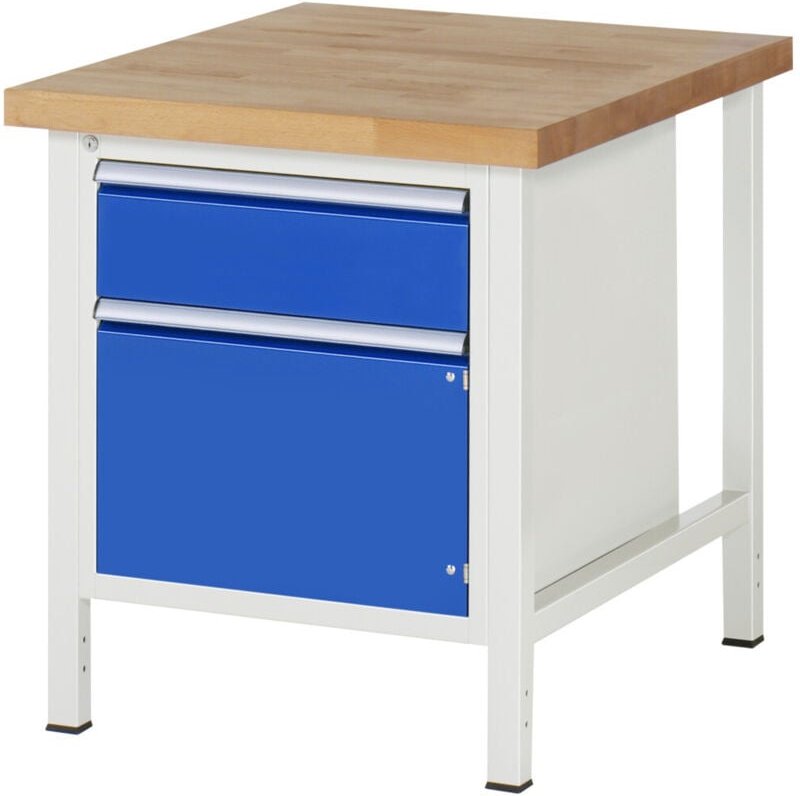 Werkbank 8152A2, B750xT900xH840mm, 1x Schublade-TA, 1x Tür - RAU