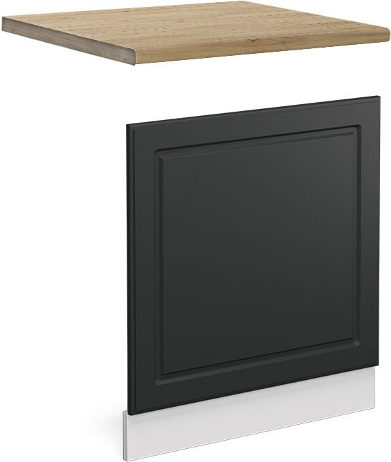 Vicco - Frontblende R-Line, Anthrazit Landhaus, 60 cm , ap Eiche