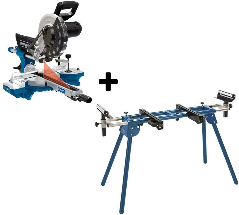 Scheppach - kapp und zugsage 2000W 254mm sage HM254 + sagetisch untergestell