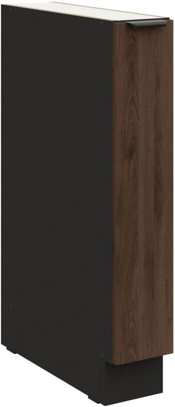 Küchen Preisbombe - Küchen Unterschrank Schrankauszug 15 cm Küche monza Okapi Nußbaum Küchenzeile