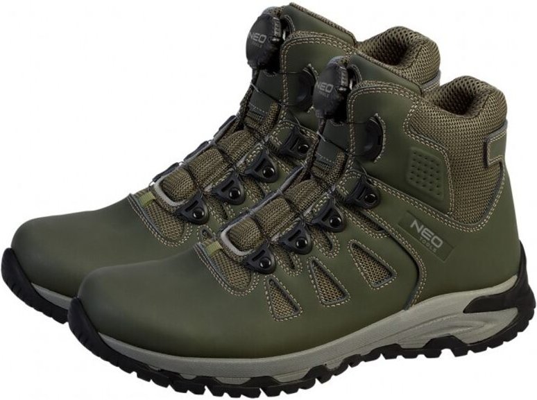 O2 SR FO Arbeitsstiefel, Seilschnürung mit Knopf, Größe 47