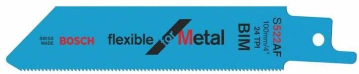 Karte von 2 Metallklingen BOSCH S522AF Extrafeiner Schnitt - 2608656267