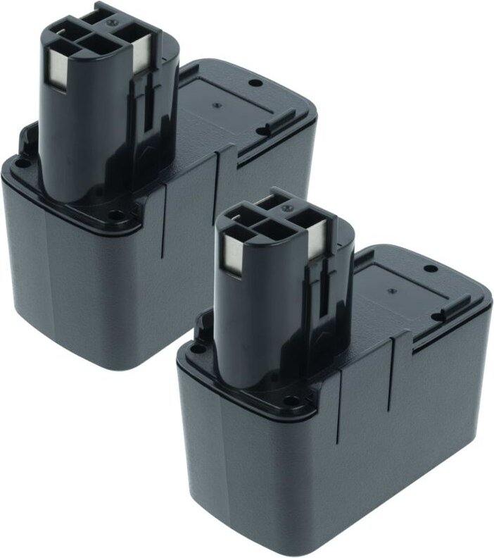 2x Akku kompatibel mit Bosch B2500, babs 12V, BH-1214, gbm 12VES-2, gli 12V Elektrowerkzeug (3000mAh NiMH 12 v) - Vhbw